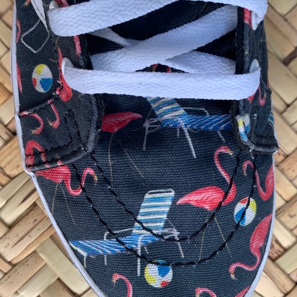 Vans Shoes Van Old Skool High Flamingos And Beach Chair Print Poshmark